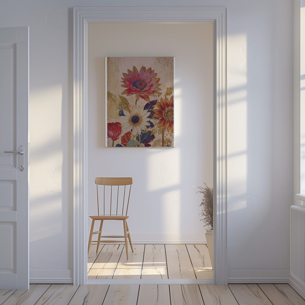 Lebendige Blüten | Leinwand