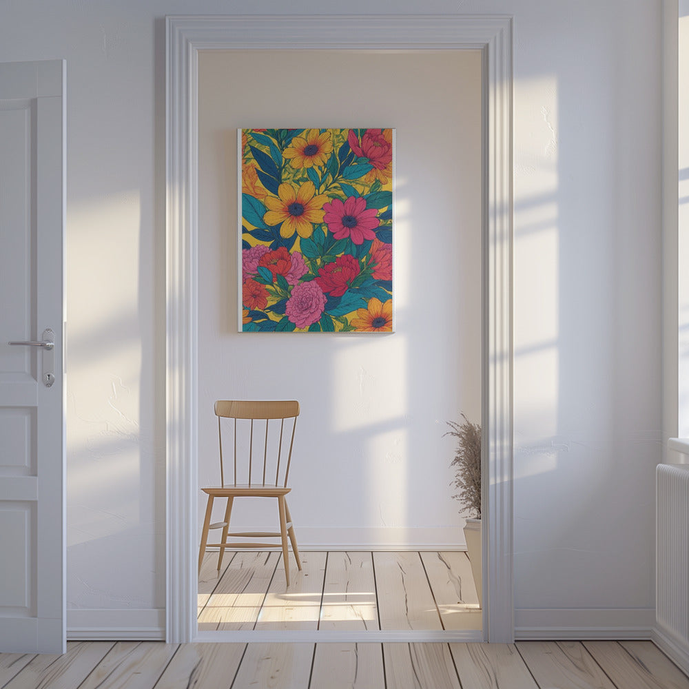 Lebendige Blüte | Leinwand