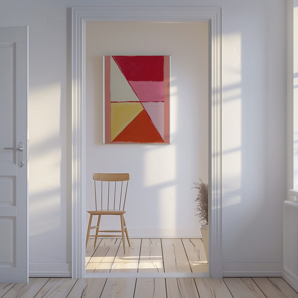Geometrische Wärme | Leinwand