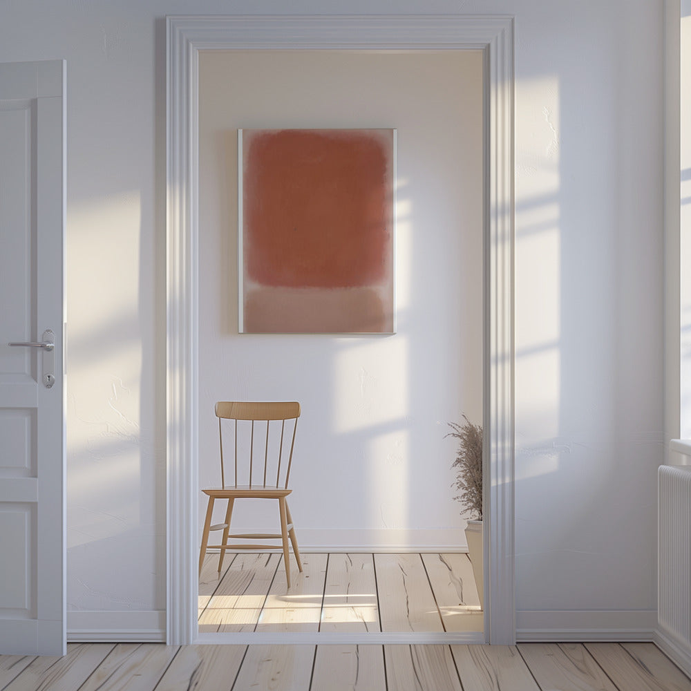 Rostfarbene Harmonie | Leinwand
