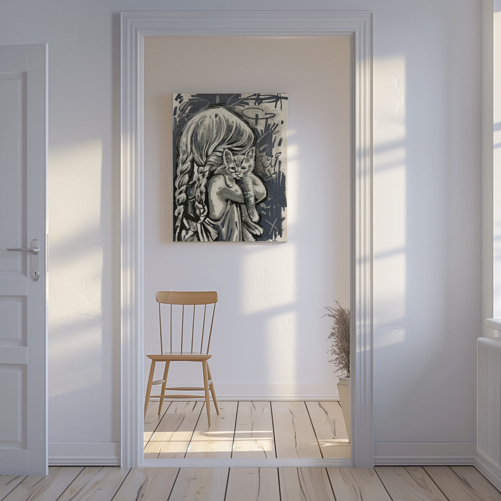 Paws and Pigtails | Canvas