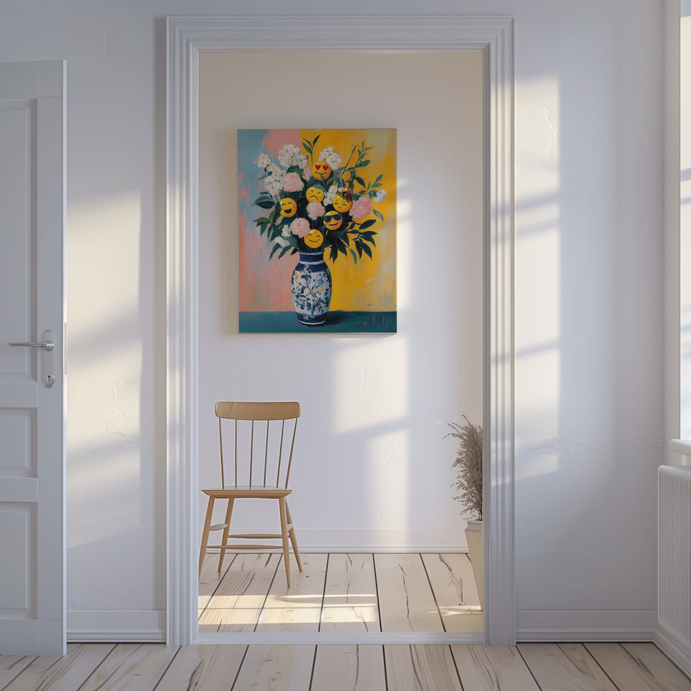 Blumen-Emojis | Leinwand