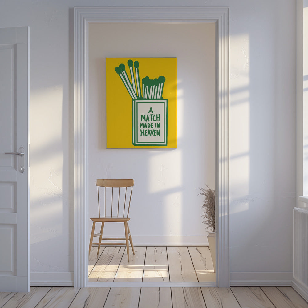 Perfekte Streichholzschachtel | Leinwand