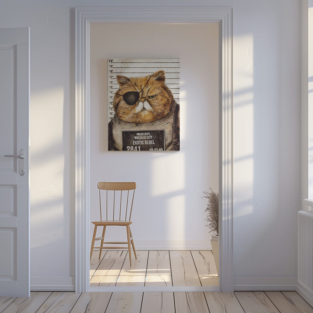Lustige Katze | Leinwand