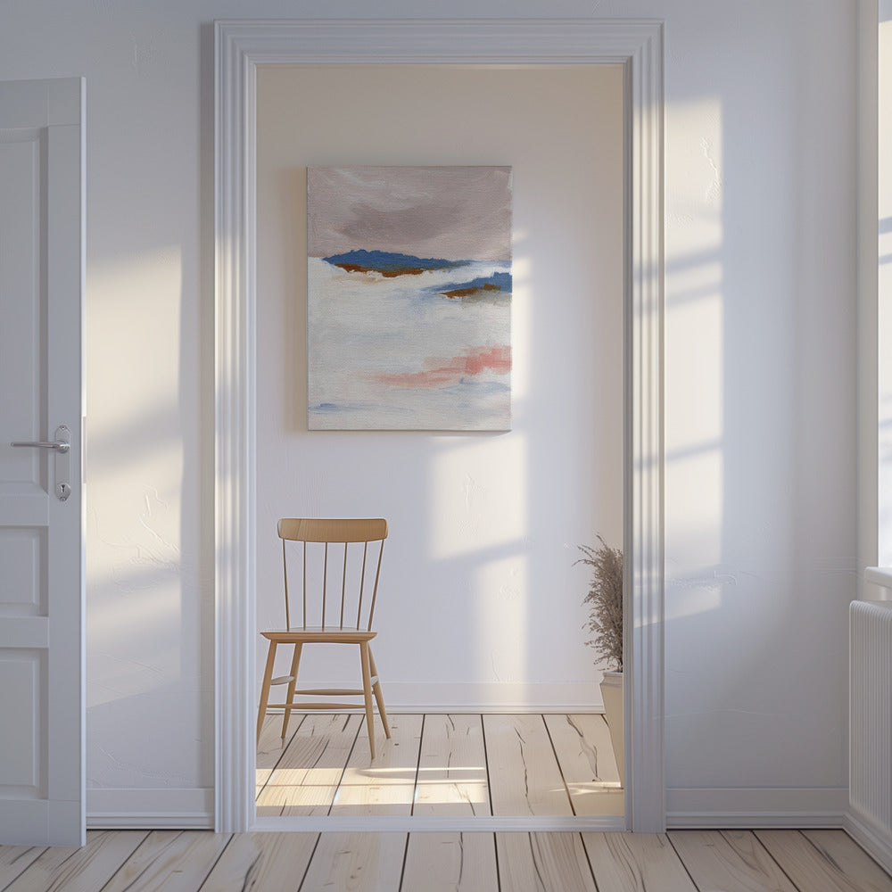 Soft Pastel Tones And Textured Brushstrokes | Canvas