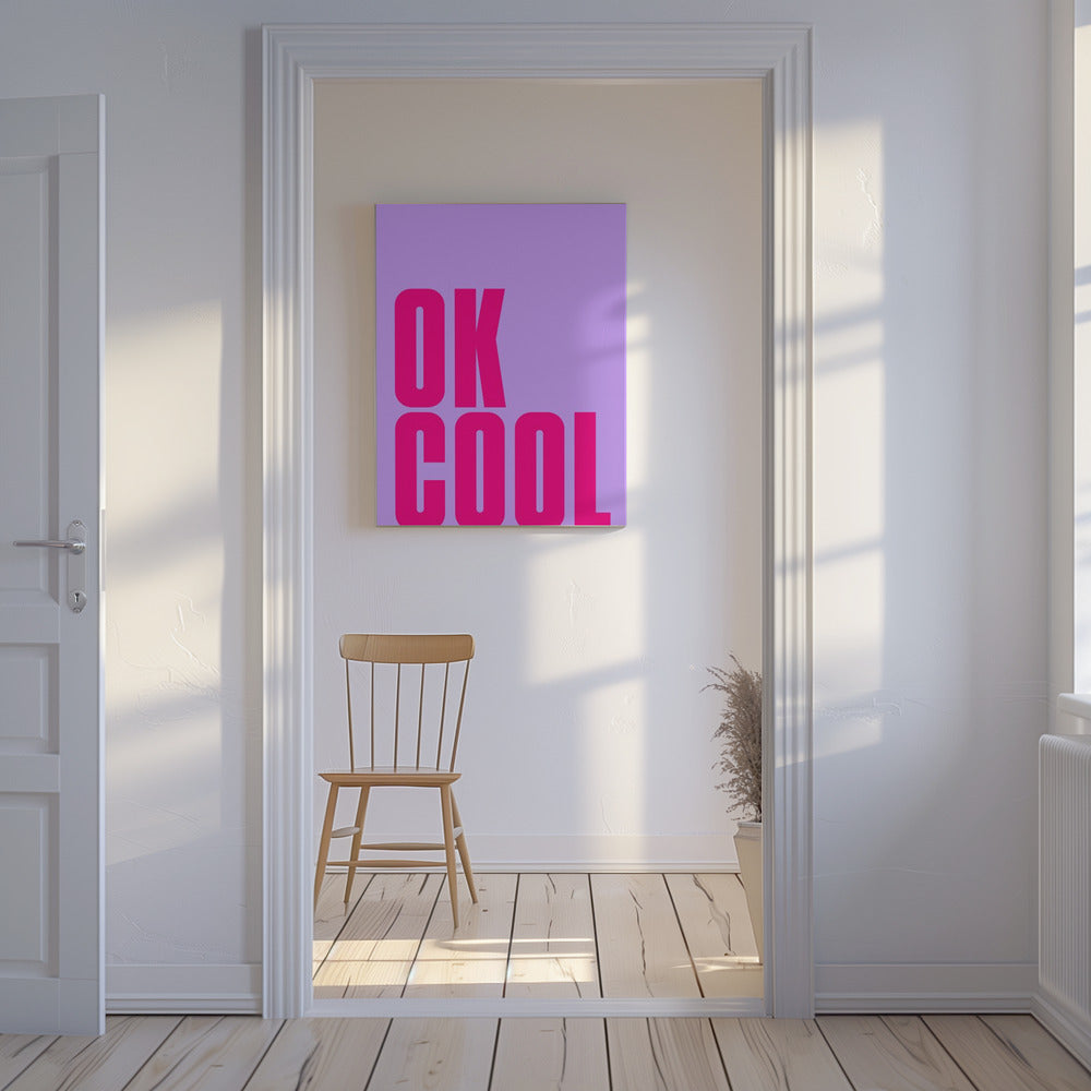 Bold Pink Statement | Canvas