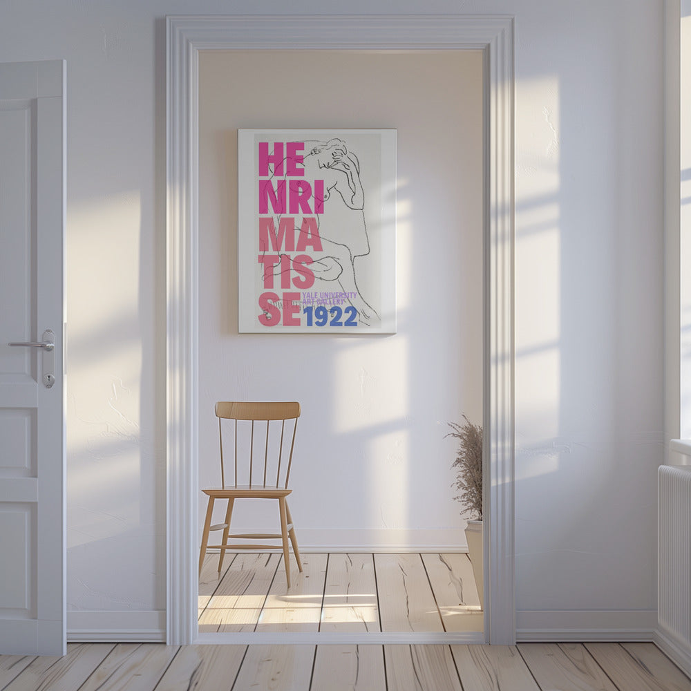 Elegante Linienskizze | Leinwand