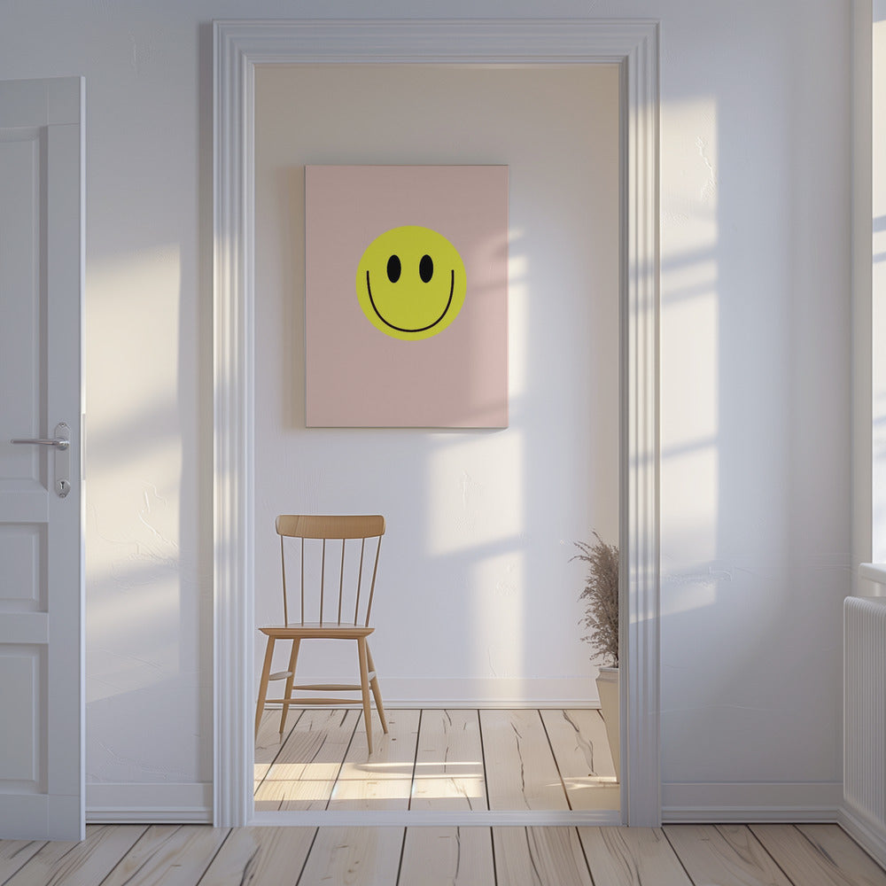 Gelbes Smiley-Gesicht | Leinwand