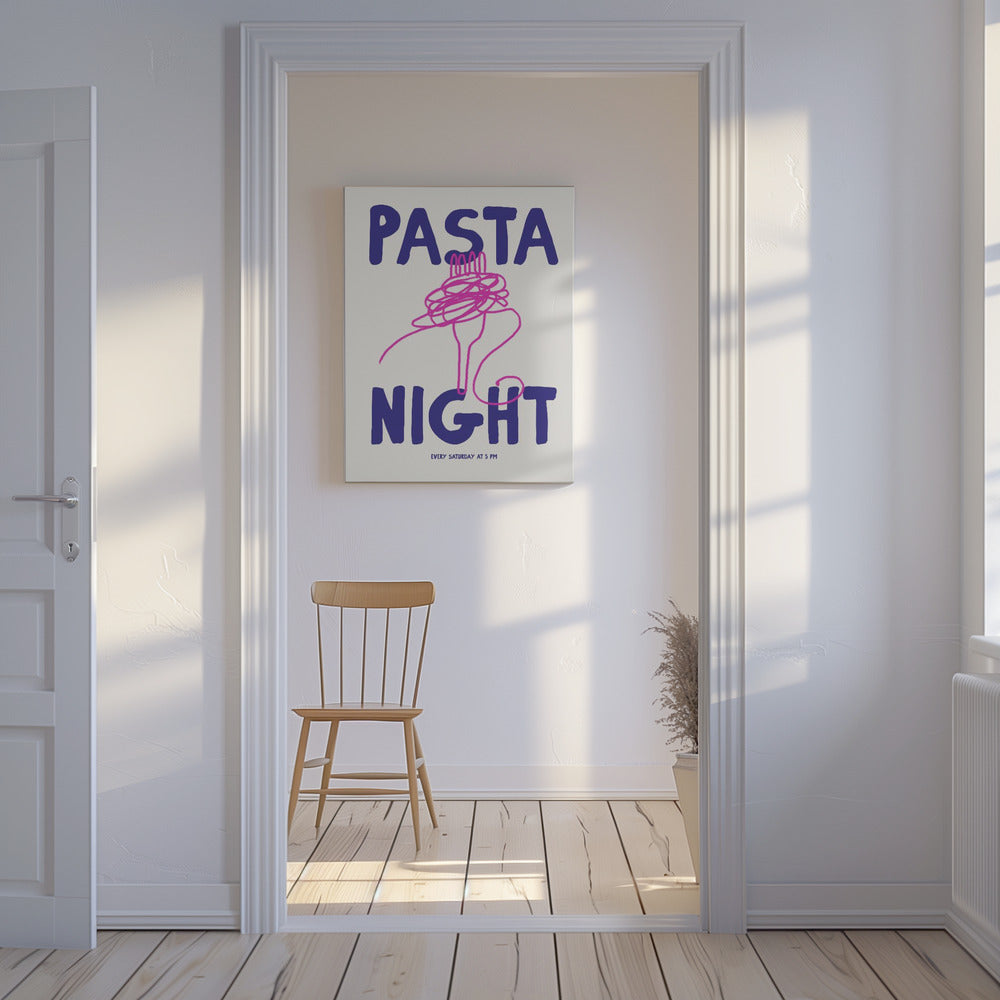 Pasta-Feier | Leinwand