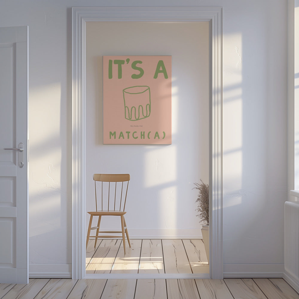 Matcha Vibes | Leinwand