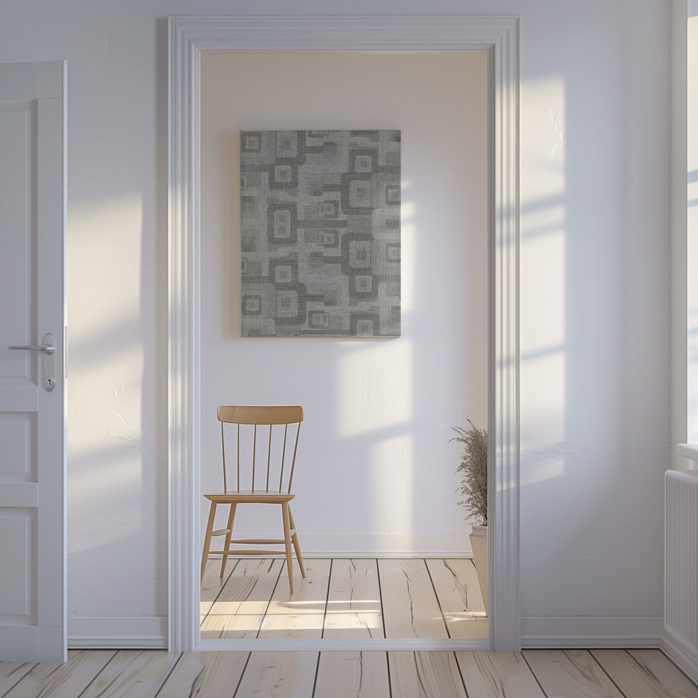 Retro Geometric Flow | Canvas