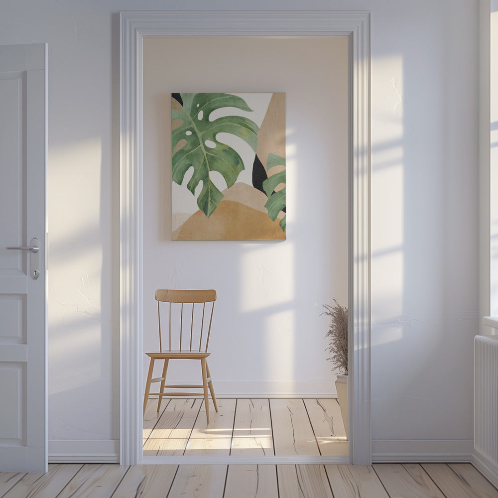 Abstract Art Tropical Leaves | Canvas