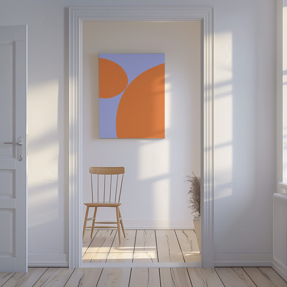 Orange Harmony Bliss | Canvas