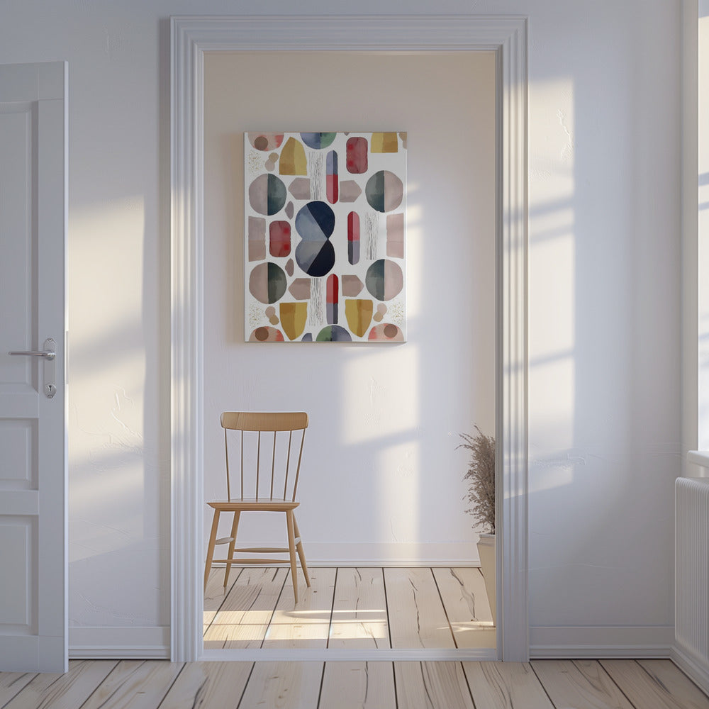 Abstrakte geometrische Formen | Leinwand