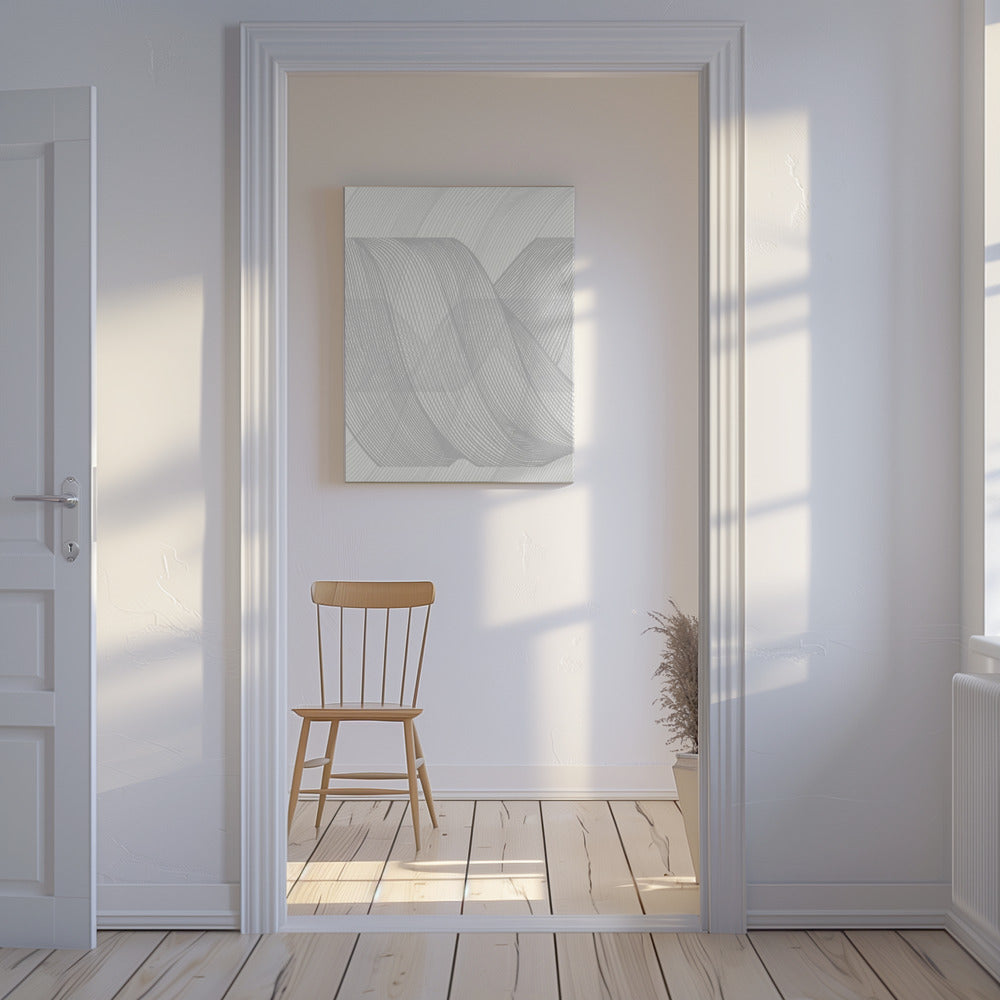 Abstract Line Wave | Canvas