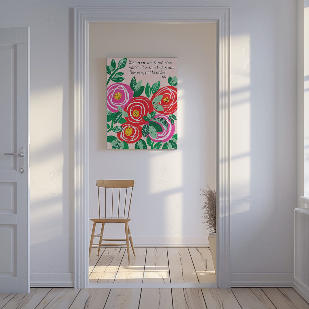 Erhebe deine Worte | Leinwand