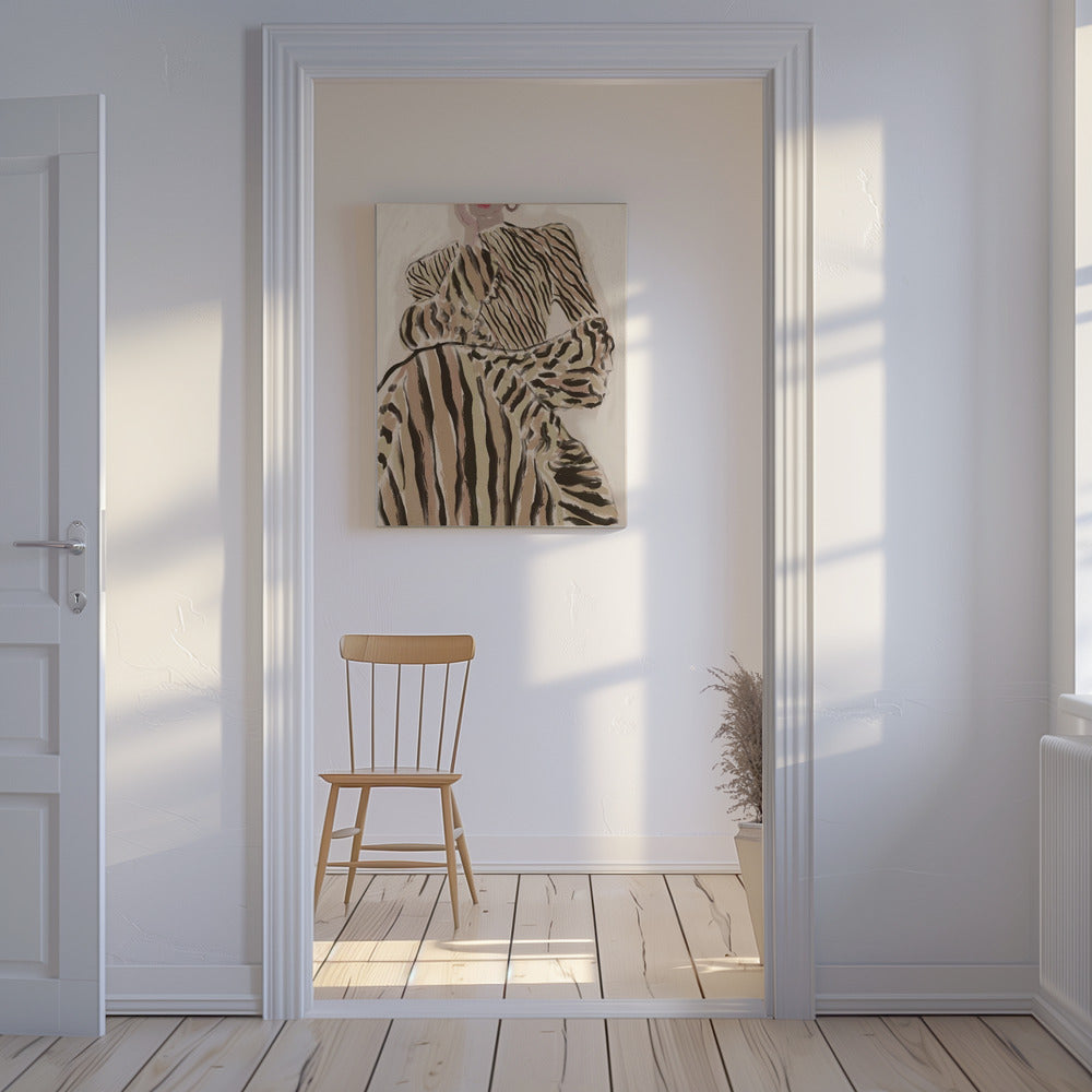 Zebra Eleganz | Leinwand