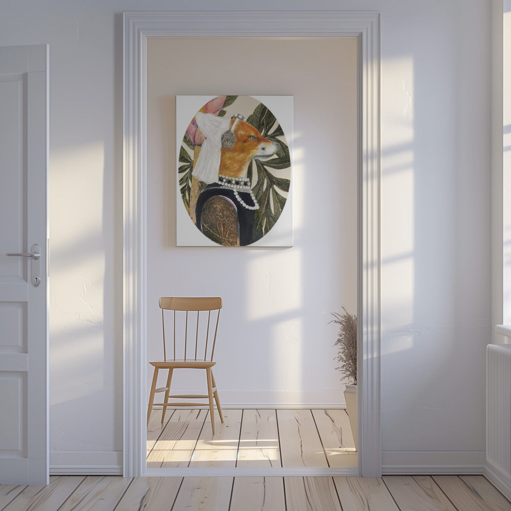 Fuchs im Renaissance-Gewand | Leinwand