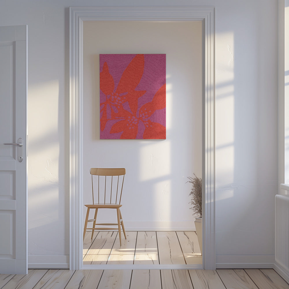 Vibrant Petal Dance | Canvas