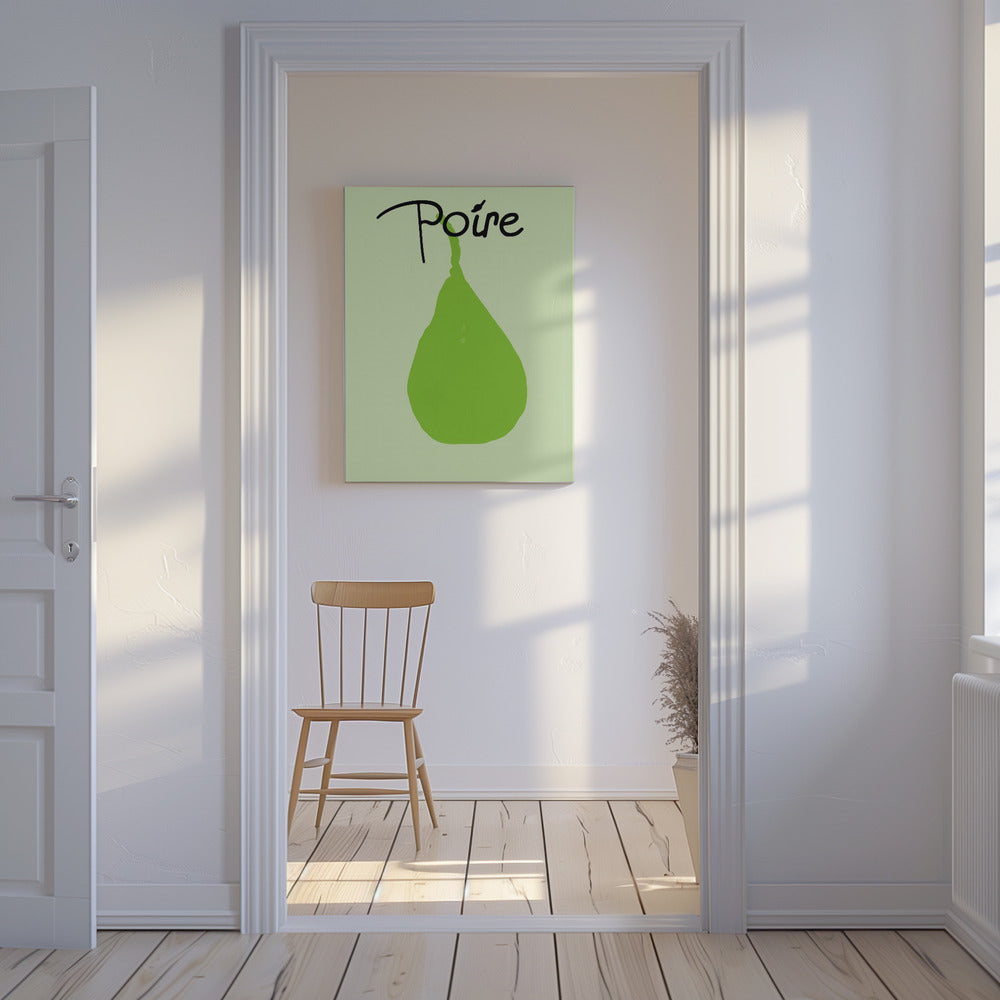 Green Pear Delight | Canvas