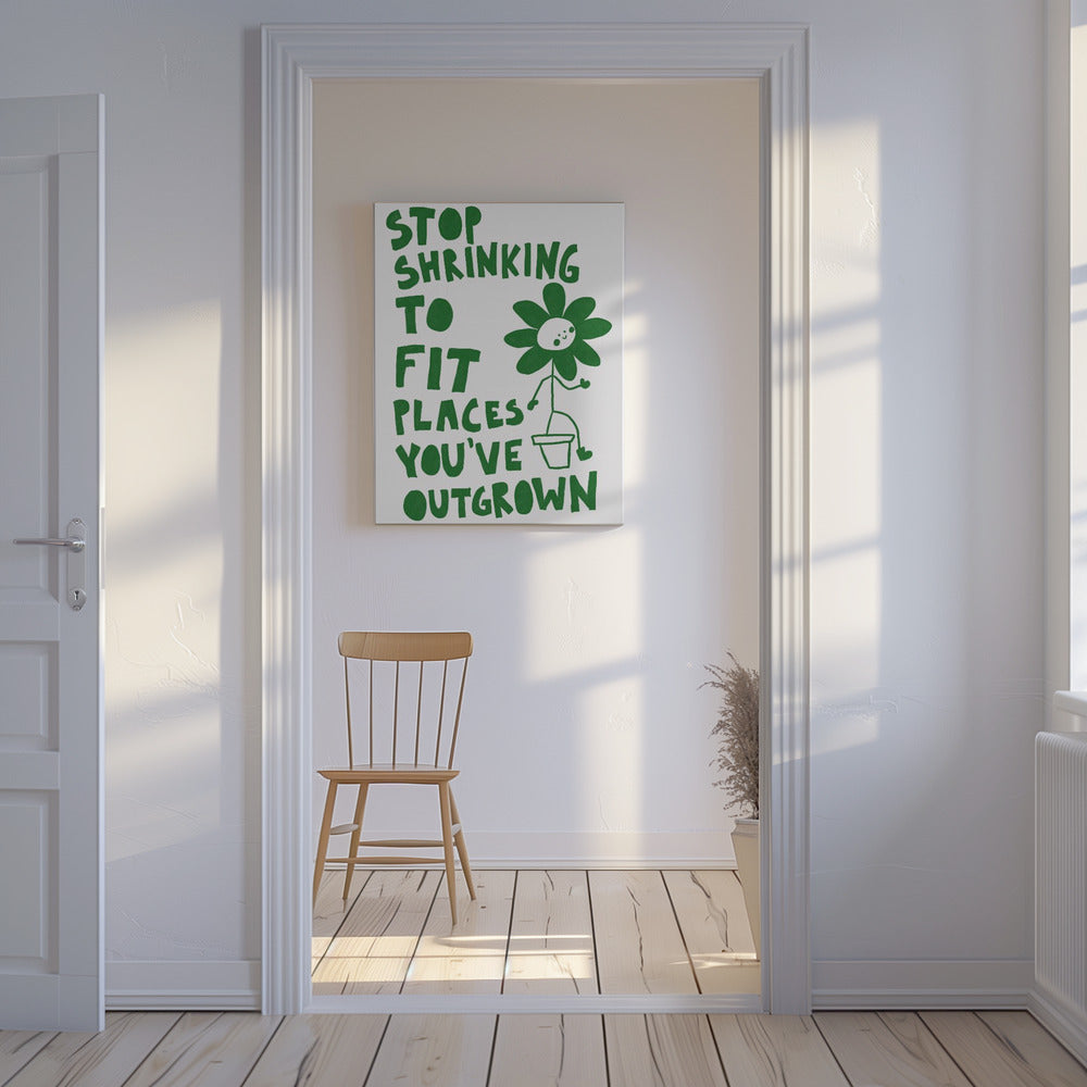 Stoppen Sie das Schrumpfen | Leinwand
