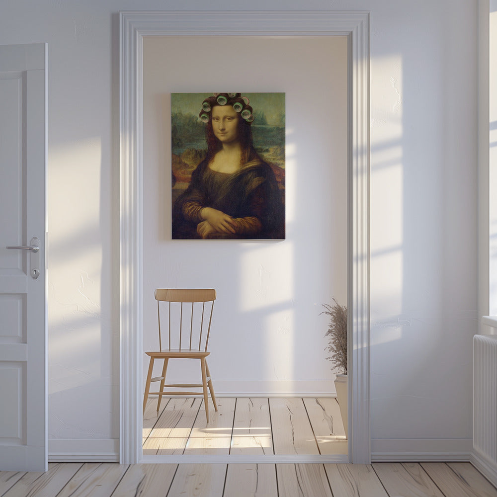 Mona Lisa – die Curly Girly Edition | Leinwand