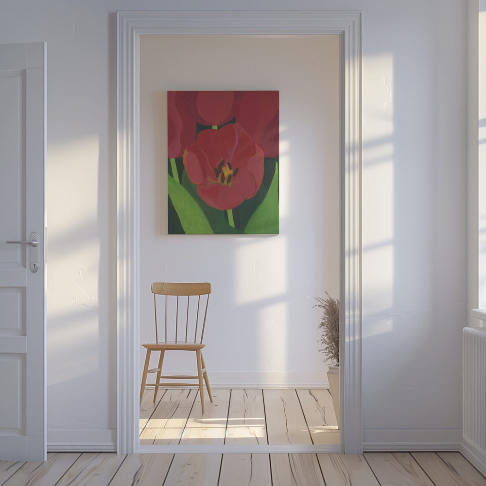 Liten Röd Tulpan | Canvas