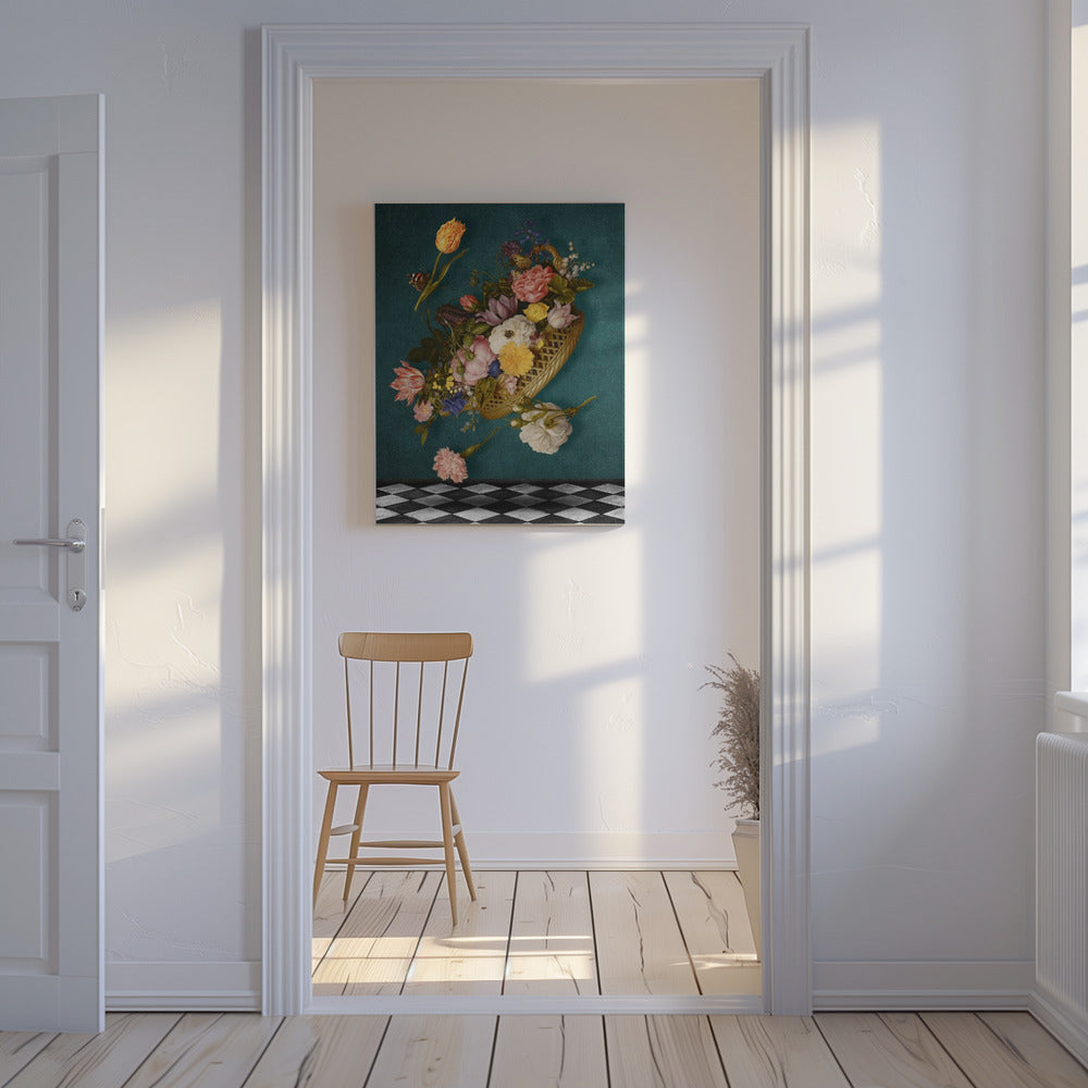 Floating Floral Basket | Canvas