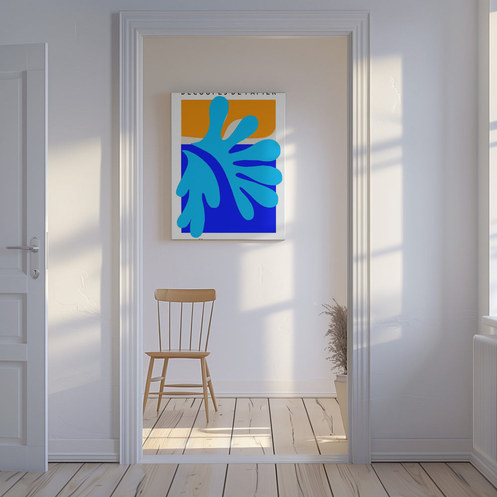 Blue Splash Forms | Canvas