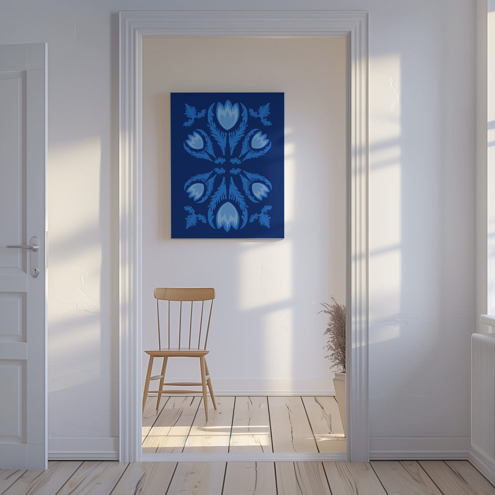 Graphic Florals Lumnious Tulips | Canvas