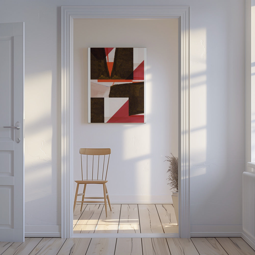 Bunte, kräftige geometrische Formen | Leinwand