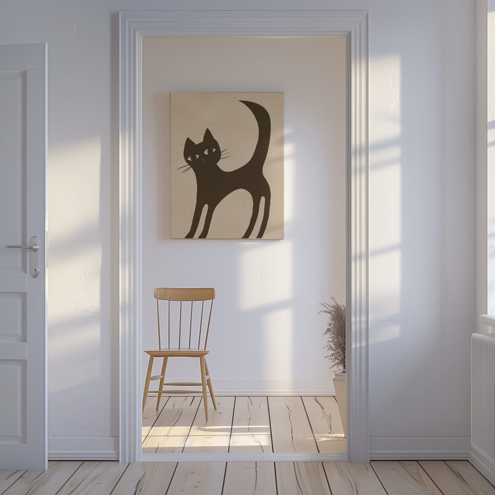 Brown cat | Canvas