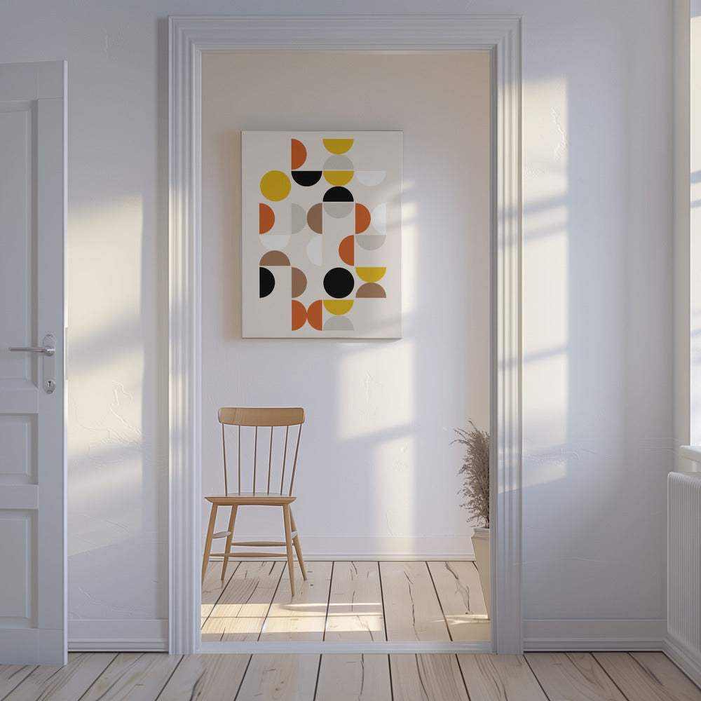 Mid-Century Muster | Leinwand