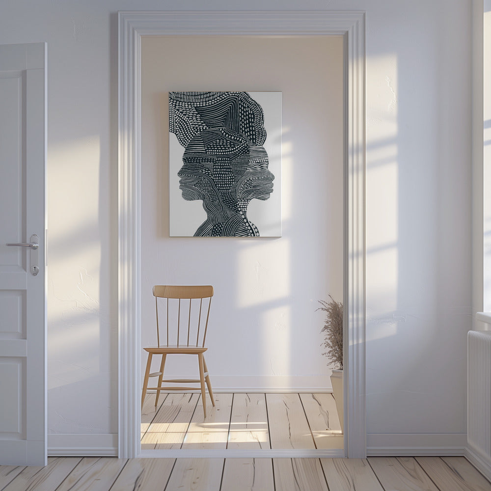 Stammespaar | Leinwand