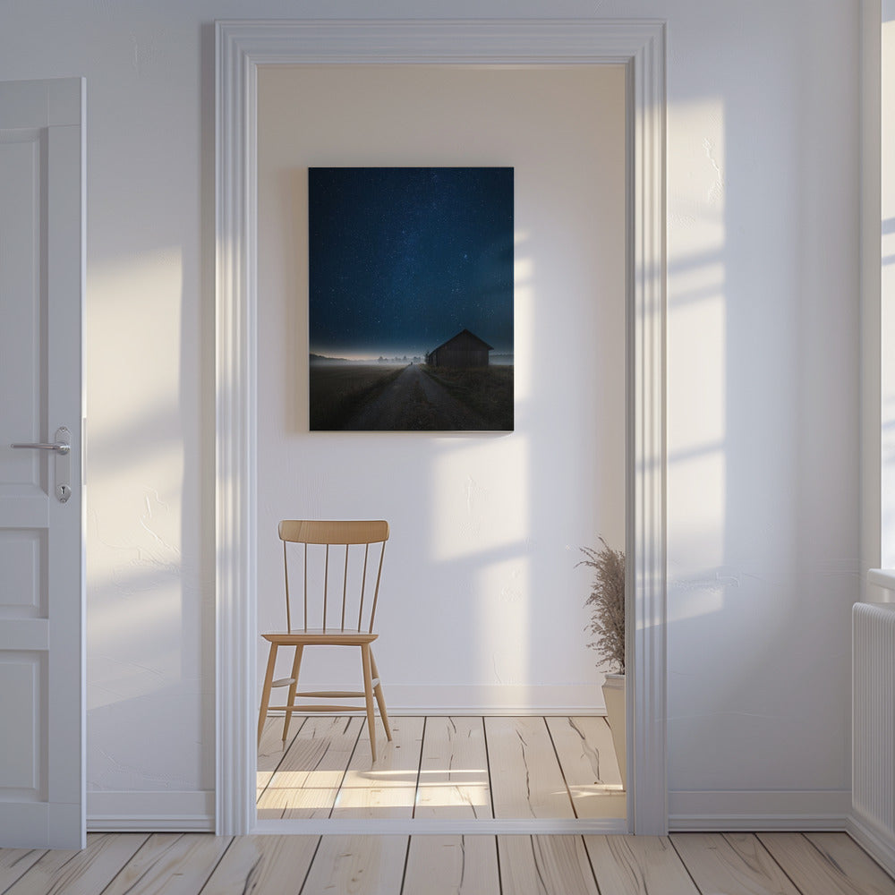 Ich gehe allein | Leinwand