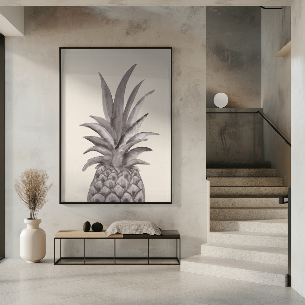 Tinten-Ananas | Poster