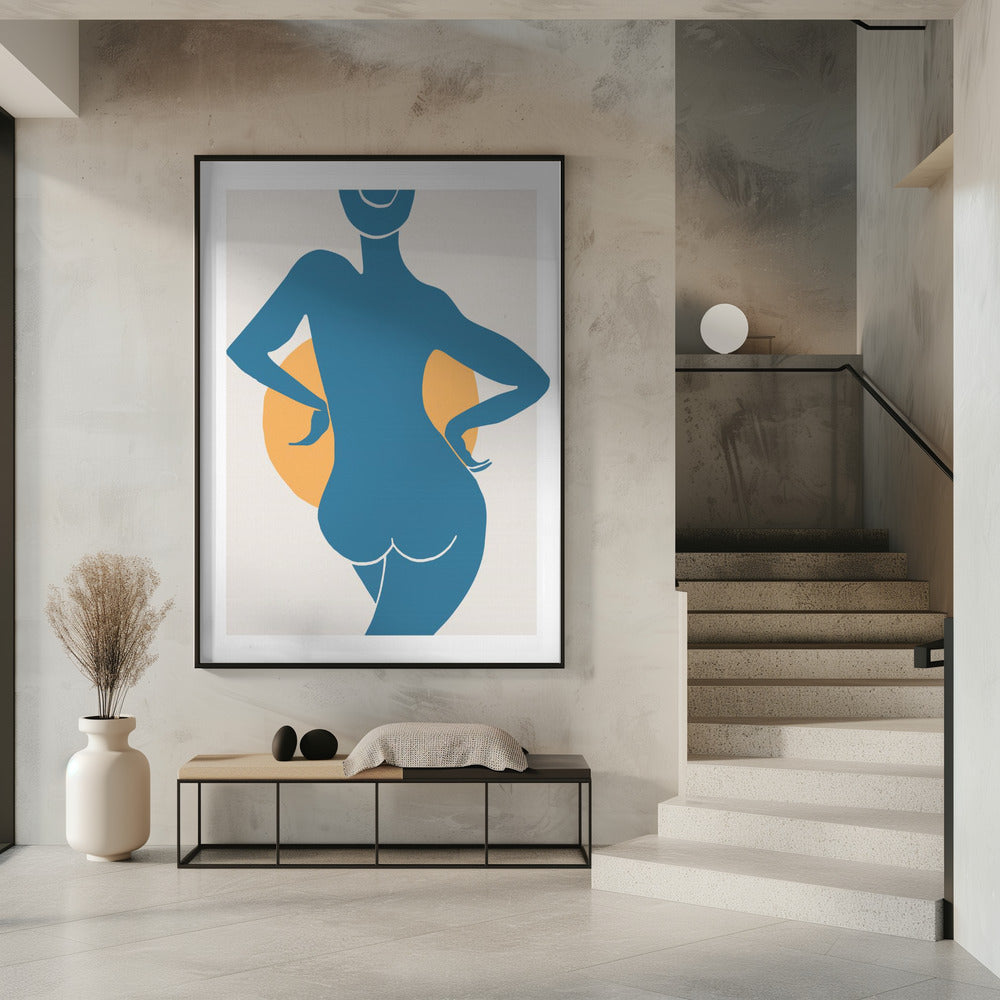 Blaue Frau | Poster