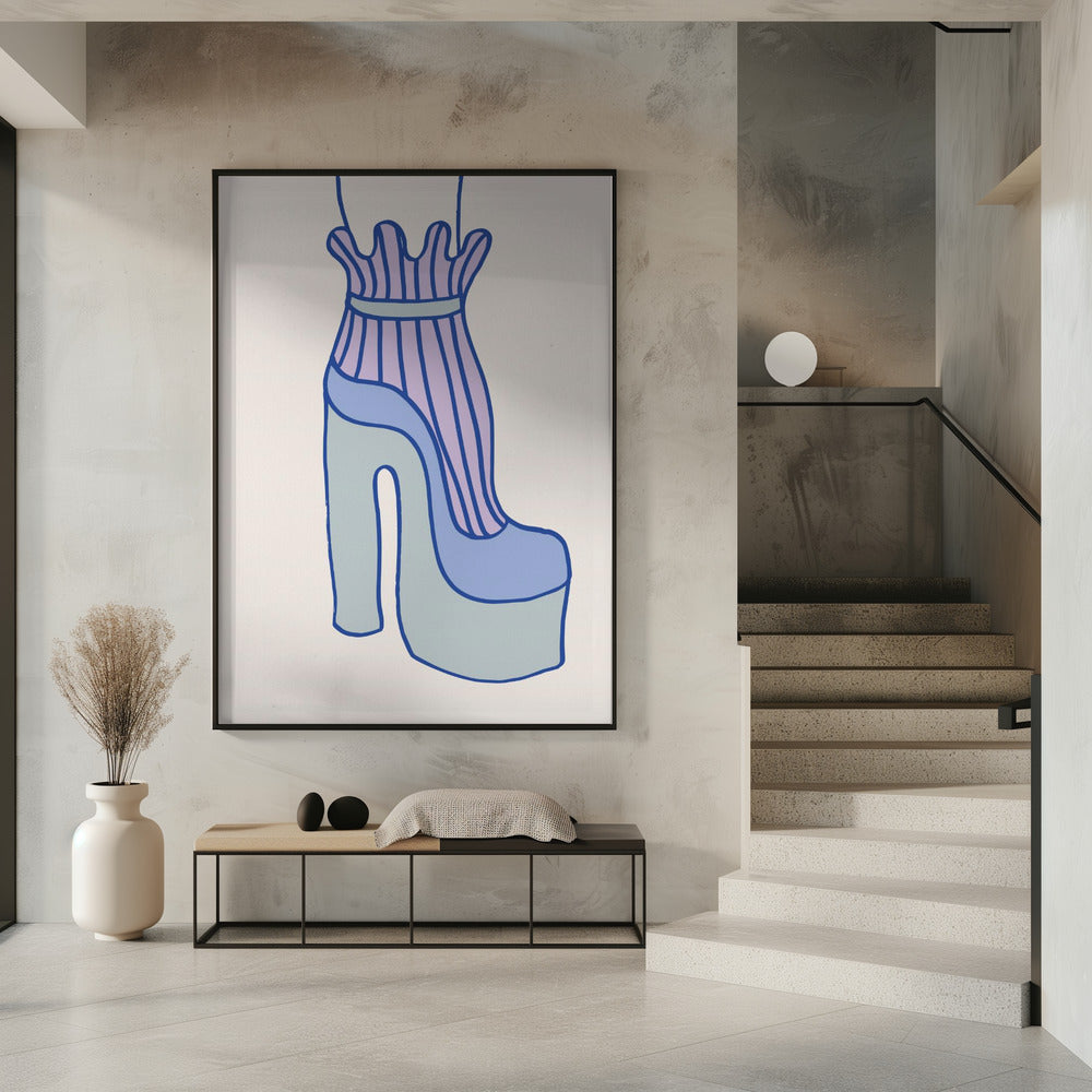 Blue Heel | Poster