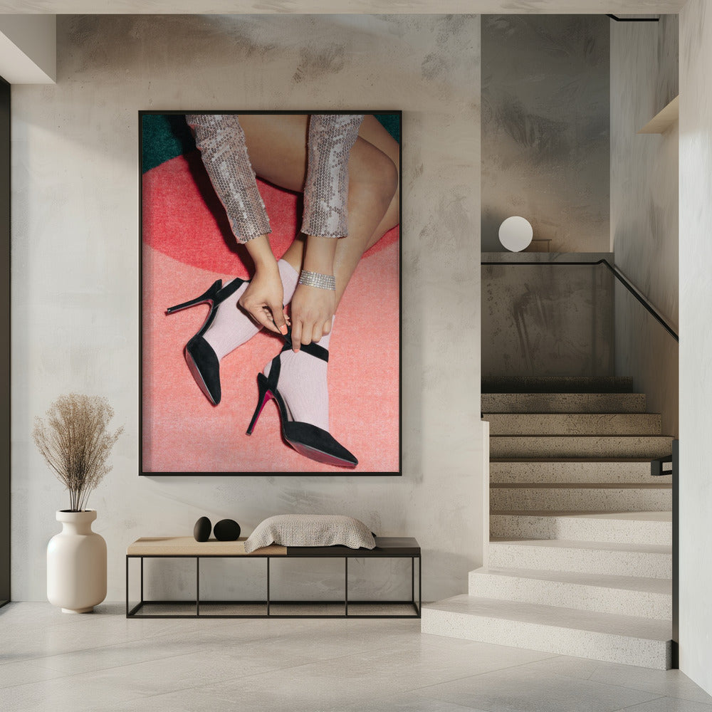 Vorbereitung Pink | Poster