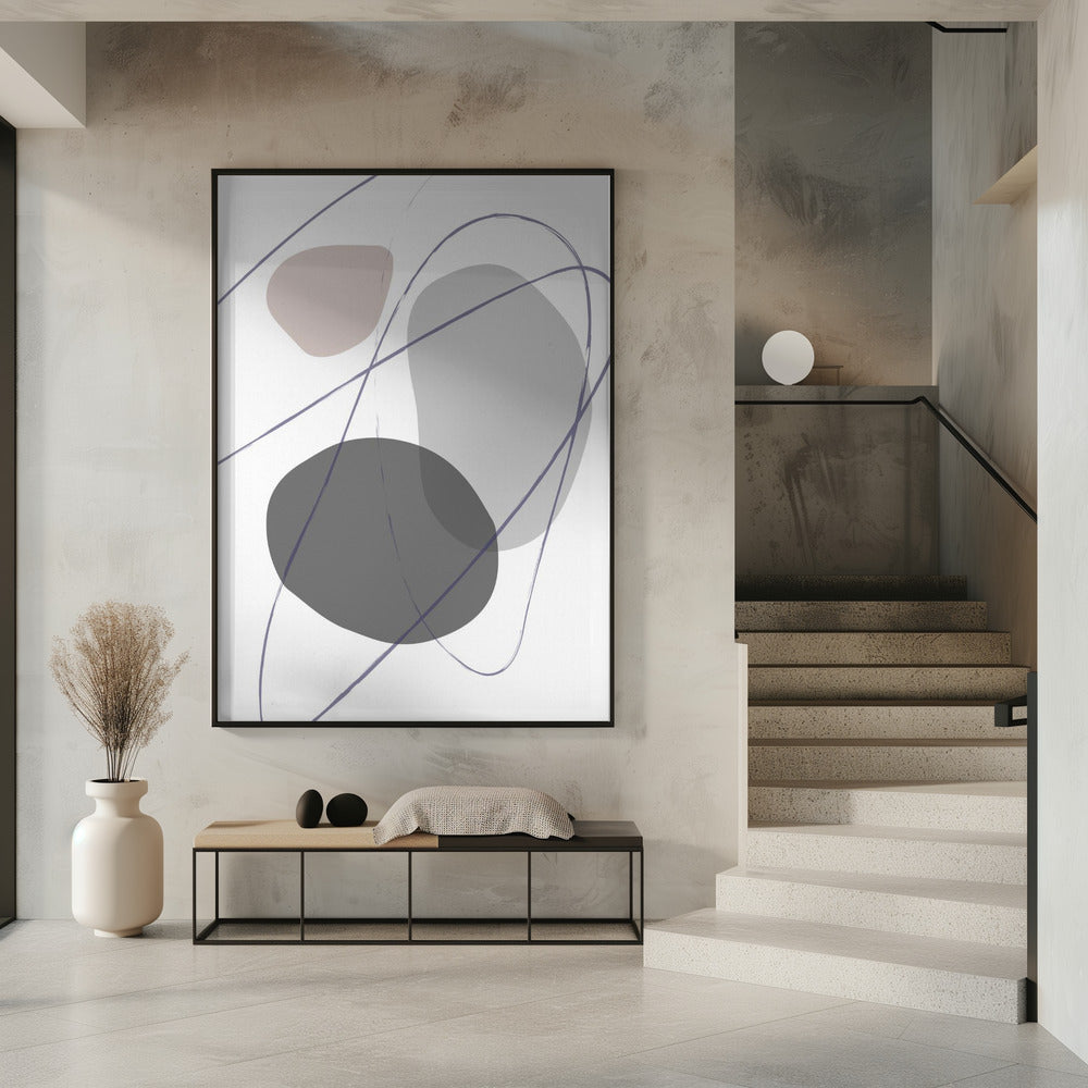 New Shapes Beige Nr. 2 | Poster