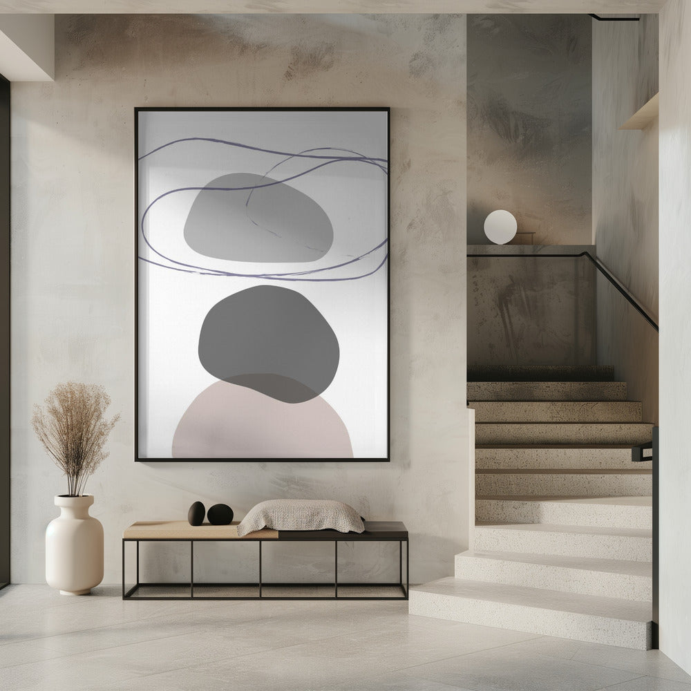 New Shapes Beige 04 | Poster