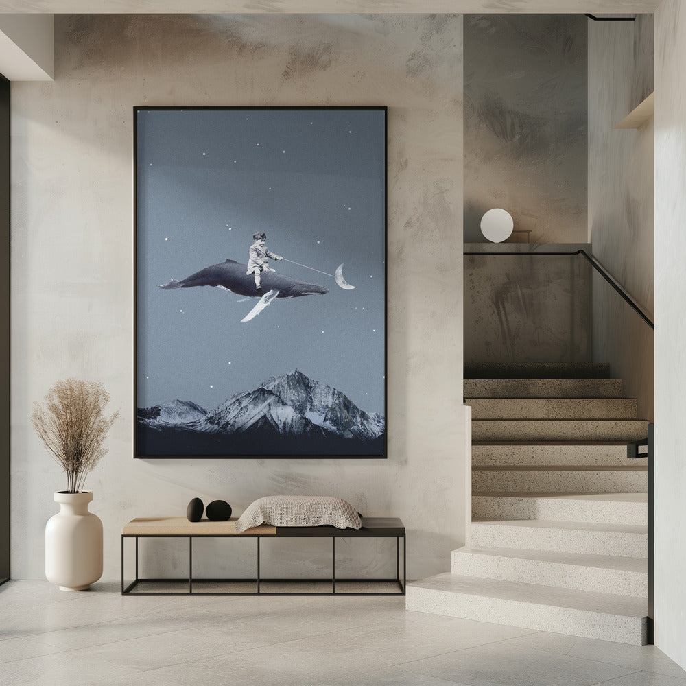 Zielen Sie auf den Mond | Poster