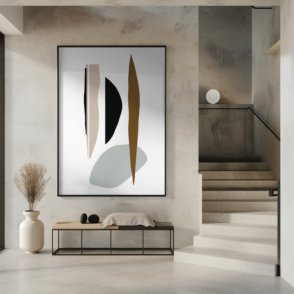 Minimalist Shapes in Harmony | Poster