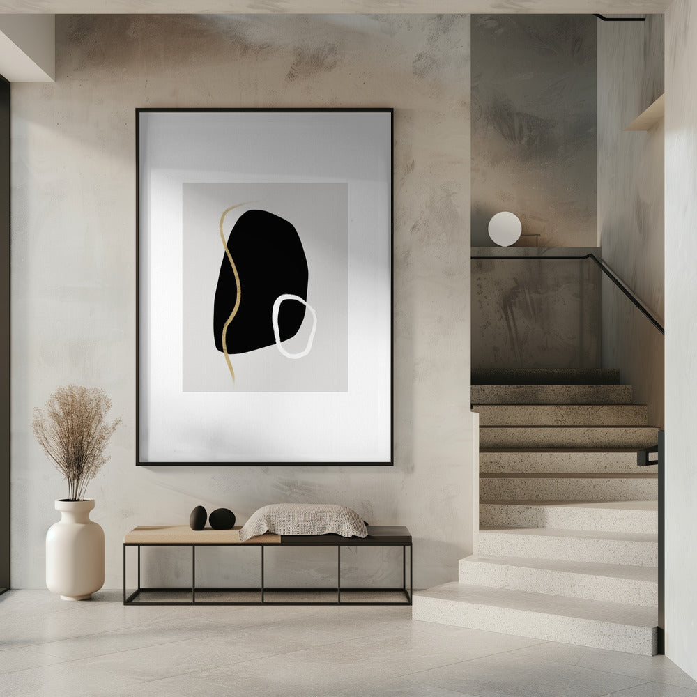 Bold Black Shapes | Poster