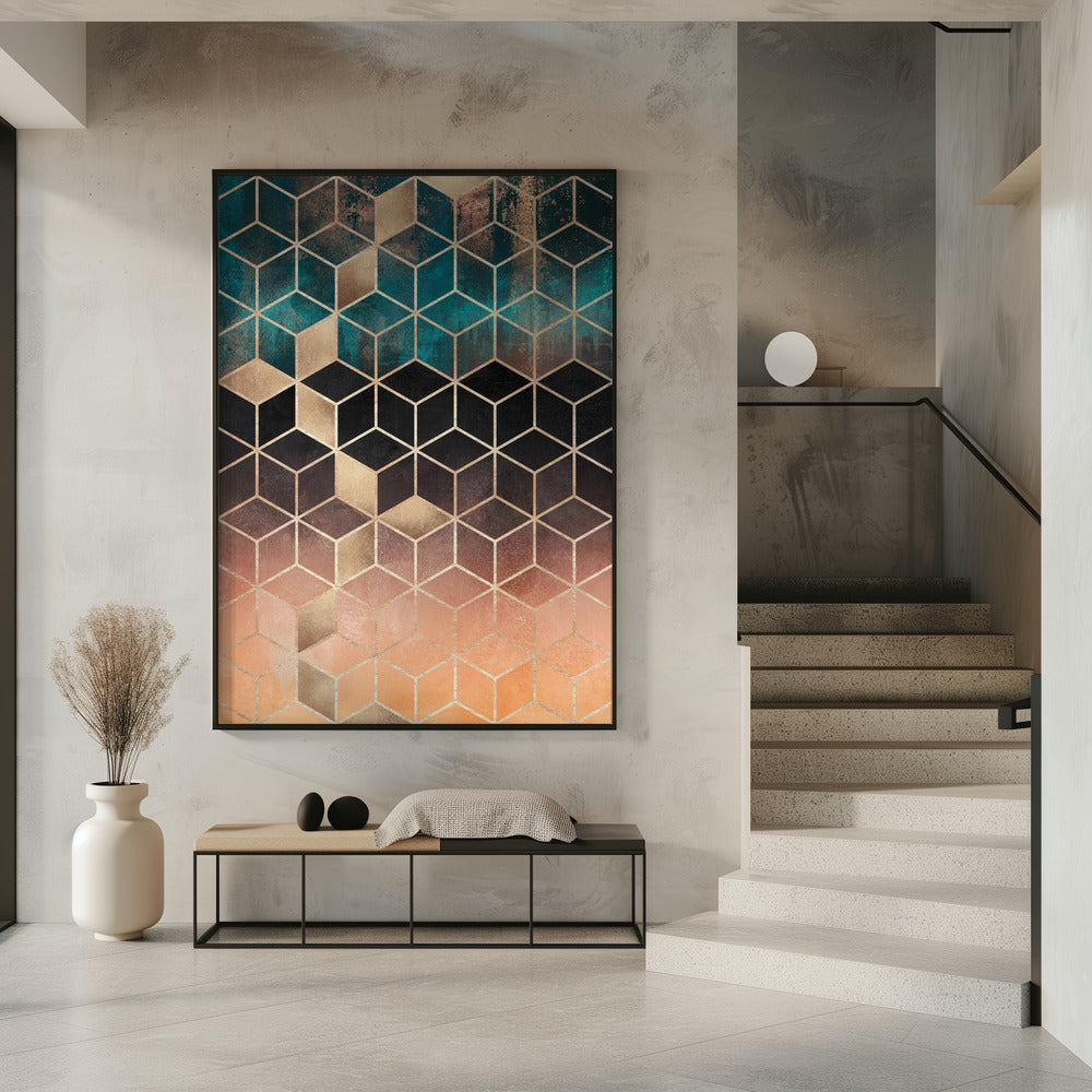 Ombre Traumwürfel | Poster
