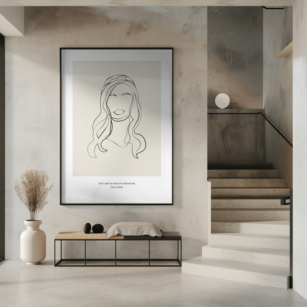 Moderne Linienkunst | Poster