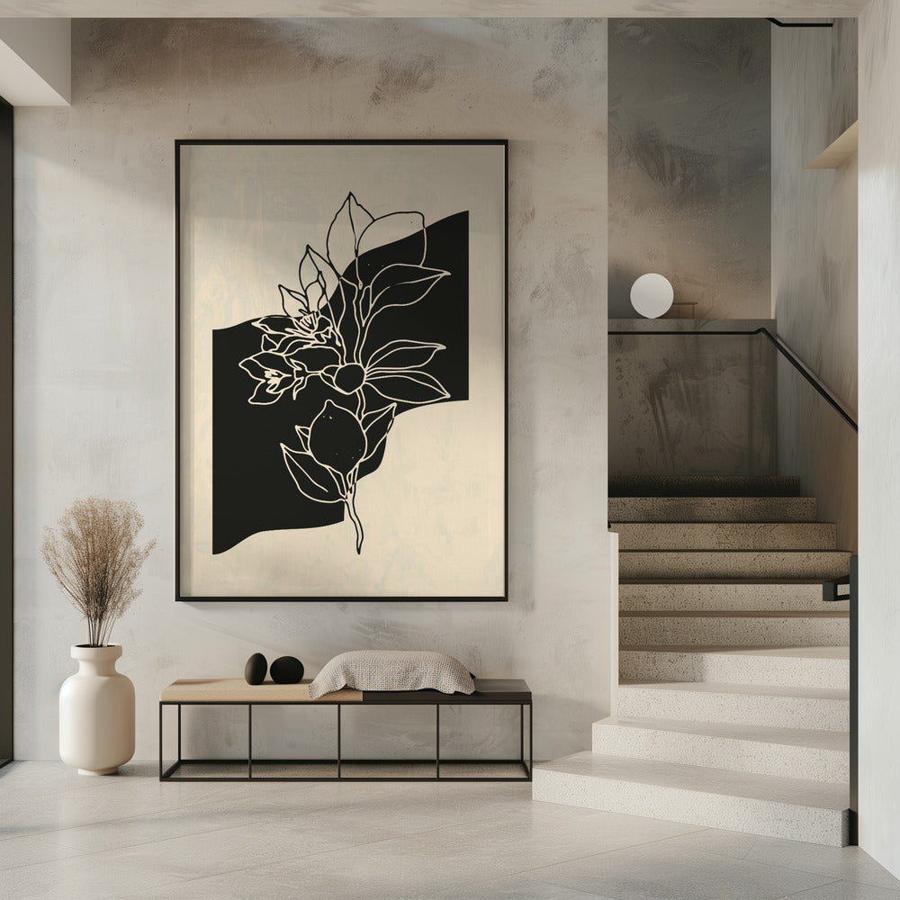 Abstrakte Blume 4 | Poster