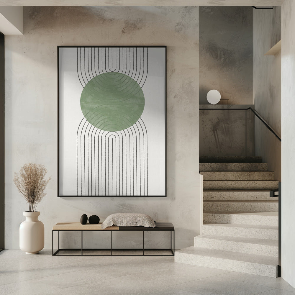 Green Harmony Flow | Poster