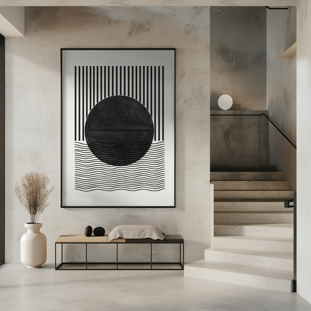 Monochrome Eclipse | Poster