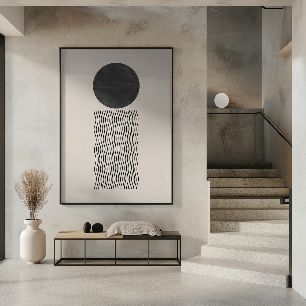 Welle und Sonnenfinsternis | Poster